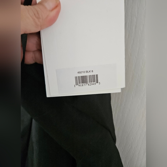 Mac Duggal Black Strapless Oversized Bow Fit & Flare Mini Dress Sz 6, 8 NWT - Picture 6 of 11